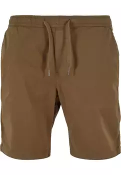 Брюки из ткани URBAN CLASSICS "Мужские спортивные шорты из эластичного твила Urban Classics" (1 шт.), цвет Darksand