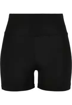 Брюки из ткани URBAN CLASSICS " Urban Classics Women’s Ladies Recycled High Waist Cycle Hot Pants" (1 шт.), черный
