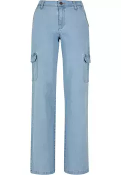 Брюки из ткани URBAN CLASSICS " Urban Classics женские" (1 шт.), цвет Lighter Washed