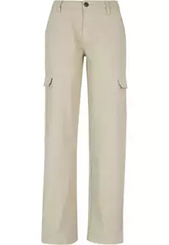 Брюки из ткани URBAN CLASSICS " Urban Classics женские" (1 шт.), белый