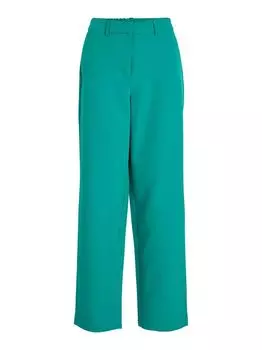 Брюки из ткани vikamma с завышенной талией Vila, зеленый