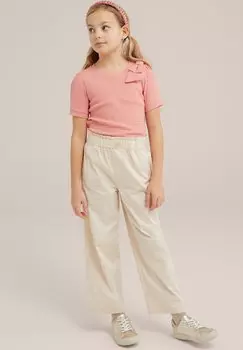 Брюки из ткани WE Fashion, цвет beige
