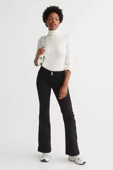 Брюки из твила H&amp;M, черный
