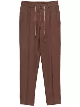 Брюки из твила Peserico, коричневый