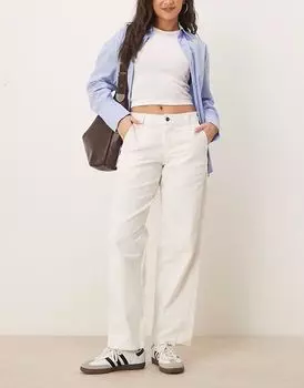 Брюки из утиного полотна Dickies в выцветшем белом цвете