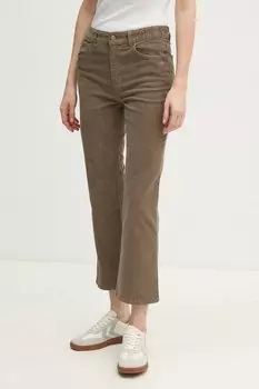 Брюки из вельвета United Colors Of Benetton, зеленый