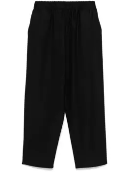 Брюки из вирджинской шерсти Dusan, черный