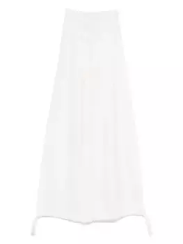 Брюки из вирджинской шерсти MAX MARA, белый