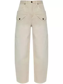 Брюки ИЗАБЕЛЬ МАРАНТ Варда ISABEL MARANT, нейтральный