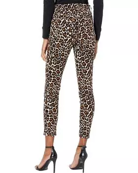 Брюки J.Crew 10" Toothpick in Leopard Cord, цвет Ivory/Brown
