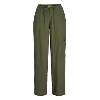Брюки Jack & Jones Breeze Flora Summer JJXX, зеленый