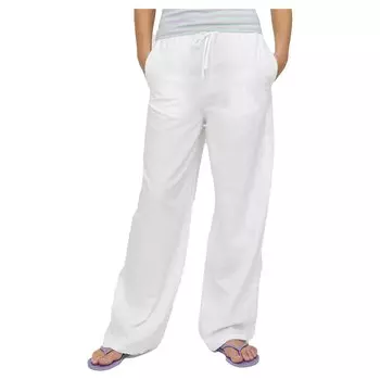 Брюки Jack & Jones Flora Linen Blend JJXX, белый