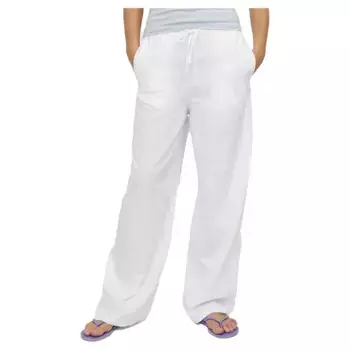 Брюки Jack & Jones Flora Linen Blend JJXX, белый