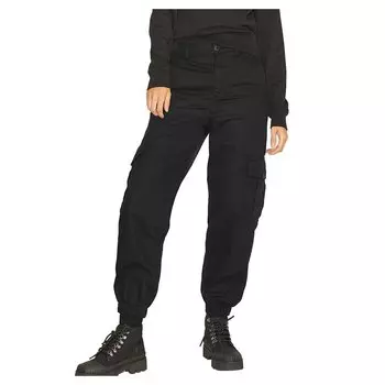 Брюки Jack & Jones Holly Relaxed High Waist JJXX cargo, черный