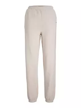 Брюки Jack & Jones Jogging Abbie Rel Every Brush High Waist, бежевый