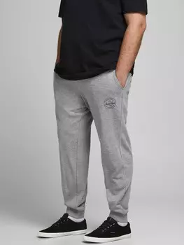 Брюки Jack & Jones Jogginghose JPSTGORDON Sweat Trainingshose Plus Size bergre, серый