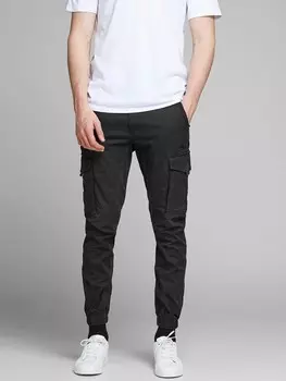 Брюки Jack & Jones JPSTPAUL JJFLAKE AKM NOOS, черный