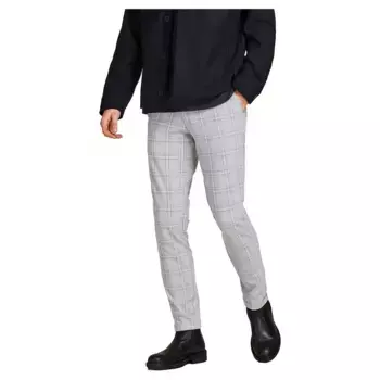 Брюки Jack & Jones Marco Connor AKM Check SN dress, серый