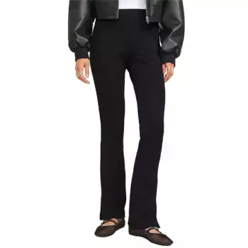 Брюки Jack & Jones Nancy Flared JJXX high waist, черный