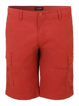 Брюки Jack & Jones Plus Regular Cargo Pants COLE CAMPAIGN, неоновый красный