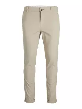 Брюки Jack & Jones Plus Slim fit Chino Pants, бежевый