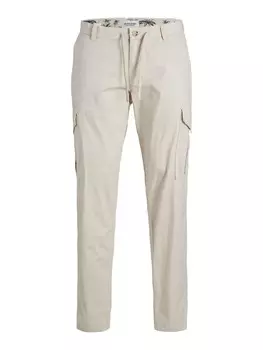 Брюки JACK & JONES Regular Cargo Pants, белый