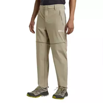 Брюки Jack Wolfskin Hikeout Zip Off, бежевый