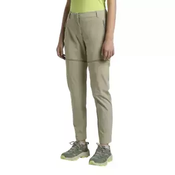 Брюки Jack Wolfskin Hikeout Zip Off, зеленый