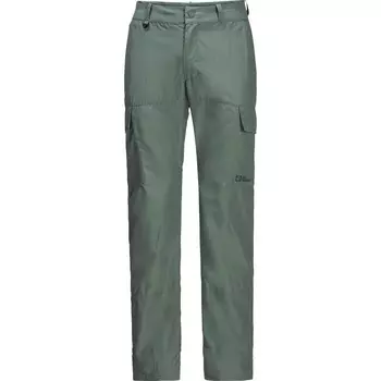 Брюки Jack Wolfskin, оливково-зеленый