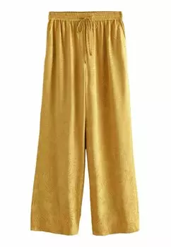 Брюки JACQUARD WIDE LEG Next, желтый