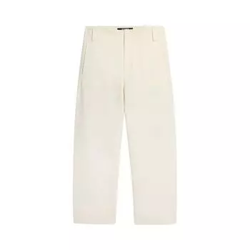 Брюки Jacquemus Le Pantalon Marino 'Off White', белый