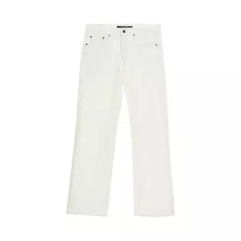Брюки Jacquemus Suno Denim Pant White, белый