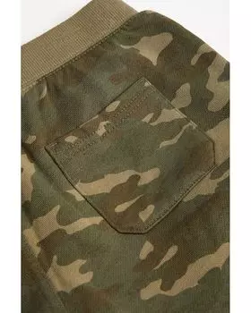 Брюки Janie and Jack Camo Joggers, зеленый