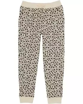 Брюки Janie and Jack Leopard Print Joggers, цвет Multicolor