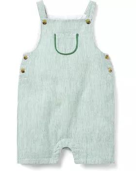 Брюки Janie and Jack Microstripe Overall, зеленый