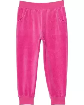 Брюки Janie and Jack Velour Joggers, цвет Dark Pink