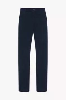 Брюки Jaxon из хлопка The Row, синий