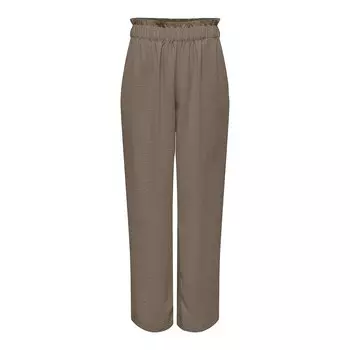 Брюки Jdy Divya Life Wide Regular Waist, коричневый