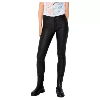 Брюки Jdy New Thunder Coated High Skinny, черный