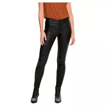 Брюки Jdy New Thunder Coated Regular Skinny, черный