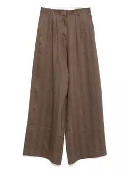 Брюки Элиа Officine Generale, коричневый