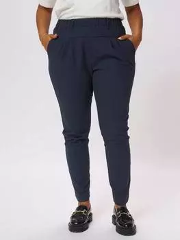 Брюки jia slim для ног KAFFE Curve, темно-синий