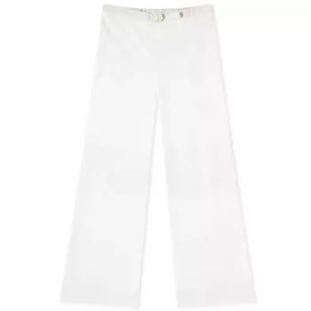 Брюки Jil Sander+ Wide Leg Casual, белый