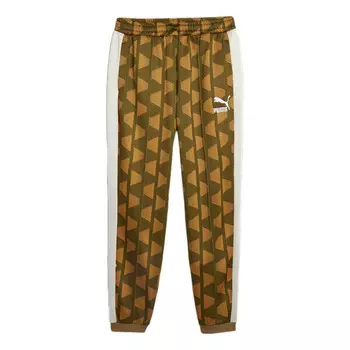 Брюки joggers and sweatpants 'yellow' Puma, желтый