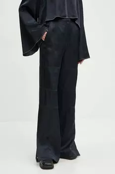 Брюки Jonas из смесового льна - High Shine Blend RD Day Birger et Mikkelsen, темно-синий