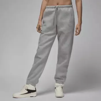 Брюки Jordan Brooklyn Fleece, серый/белый