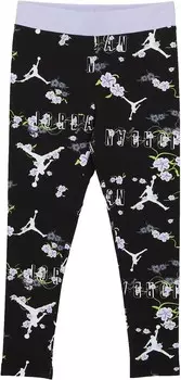 Брюки Jordan Kids Air Garden High-Rise Leggings, черный