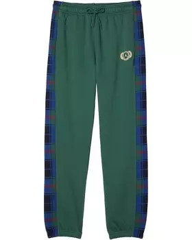 Брюки Jordan Kids Jordan Brooklyn Plaid Fleece Pants, цвет Noble Green/Rattan