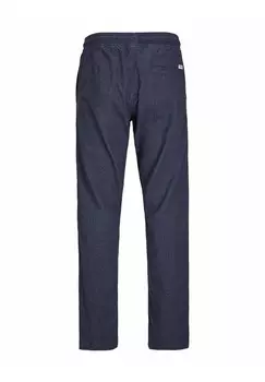 Брюки JPSTKANE JJHERRINGBONE Jack & Jones PREMIUM, темно-синий