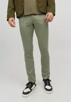 Брюки JPSTMARCO JJBOWIE Jack & Jones, темно-зеленый лишайник